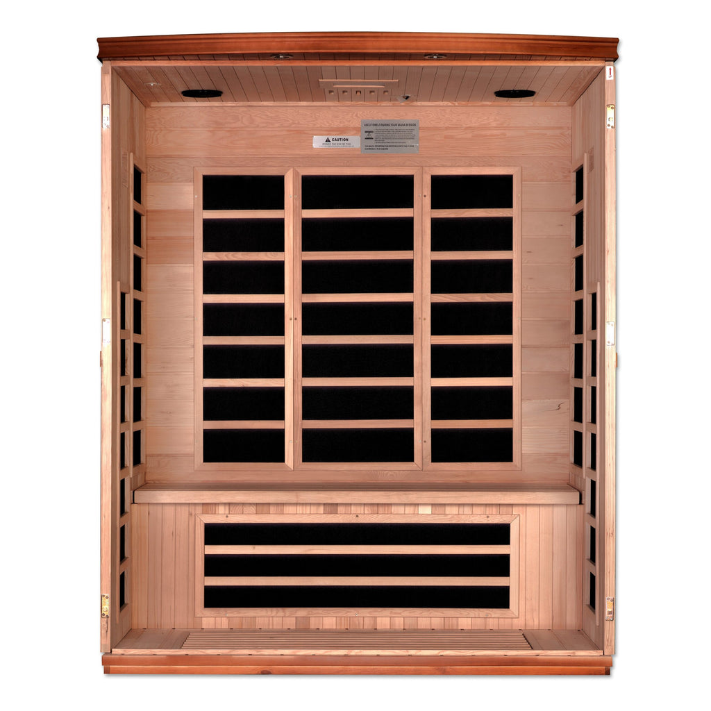 Dynamic 1-3 Person Ultra Low EMF Far Infrared Sauna (Lugano Edition Elite)