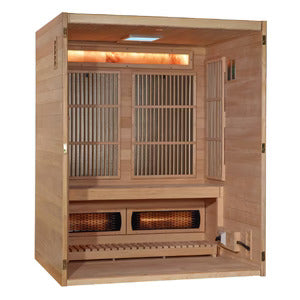 Soria / 3 Person Indoor Sauna Harvia Traditional Stove - Hybrid Full Spectrum