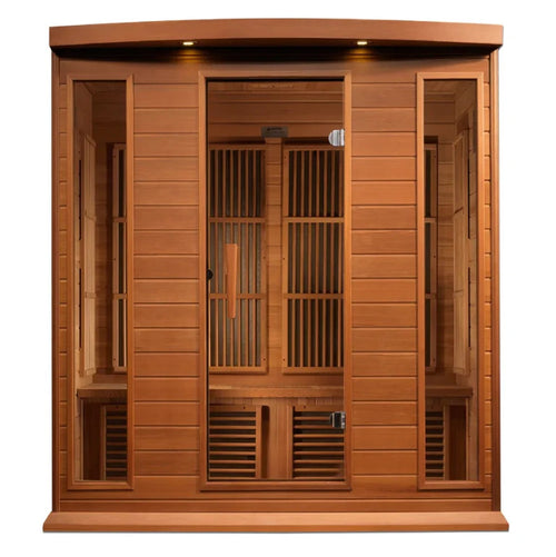 Chaumont - 4 Person Near Zero EMF FAR Infrared Sauna (Canadian Red Cedar)