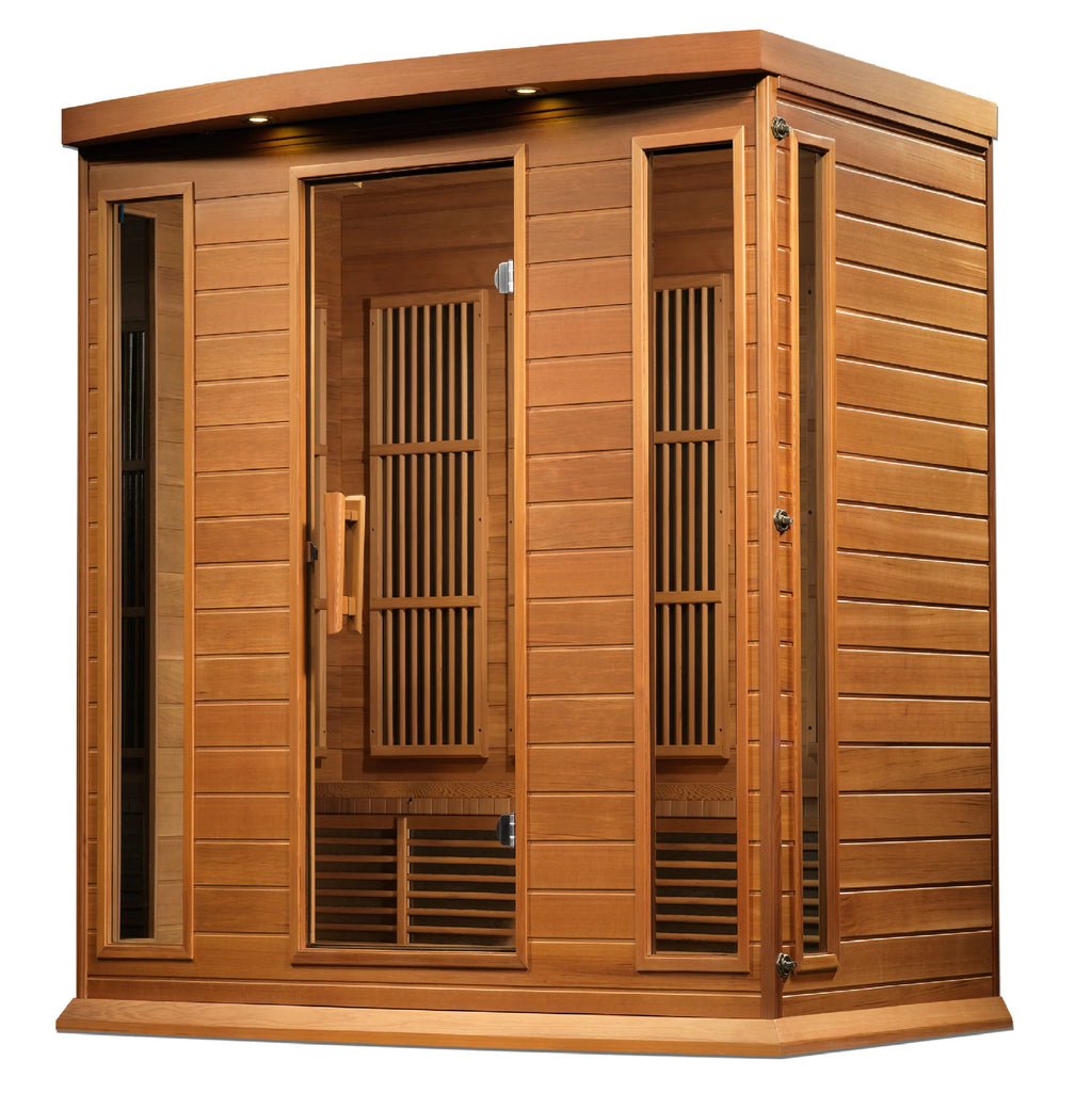 Chaumont - 4 Person Near Zero EMF FAR Infrared Sauna (Canadian Red Cedar)