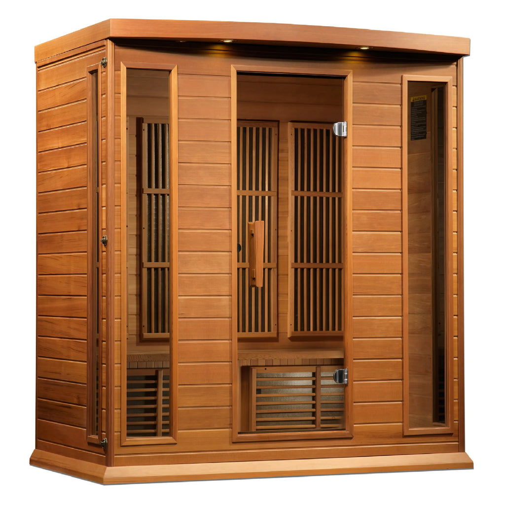 Chaumont - 4 Person Near Zero EMF FAR Infrared Sauna (Canadian Red Cedar)