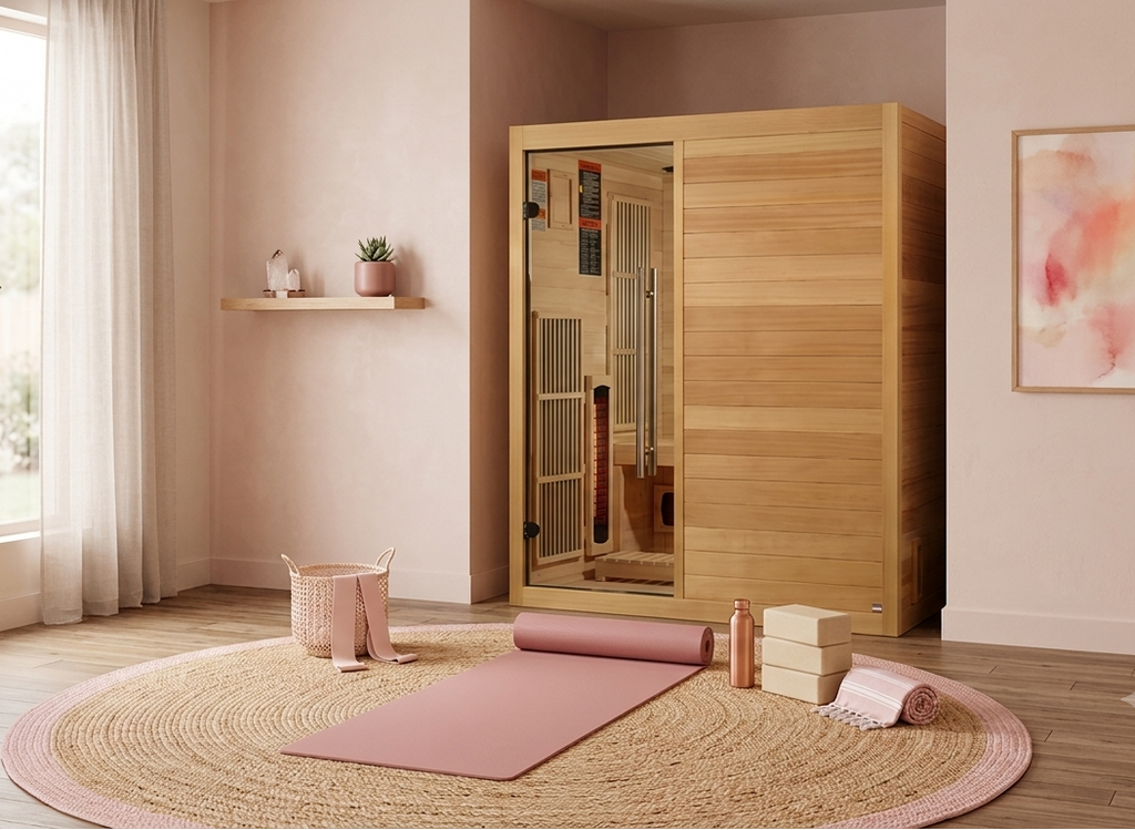 Indoor Hybrid Sauna with Harvia Stove | 3‑Person Wellness Spa (GDI Soria)